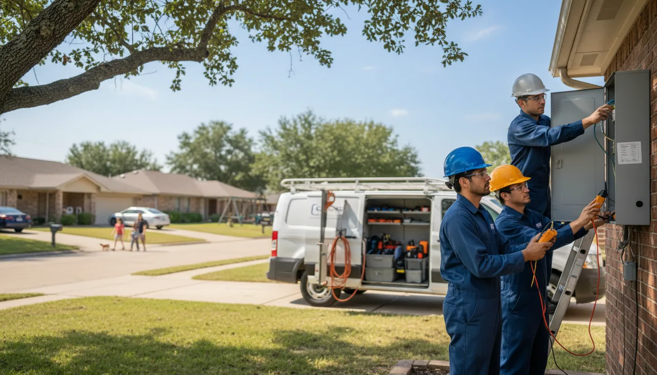 Certified electrician providing emergency electrical services in Abbyville, KS